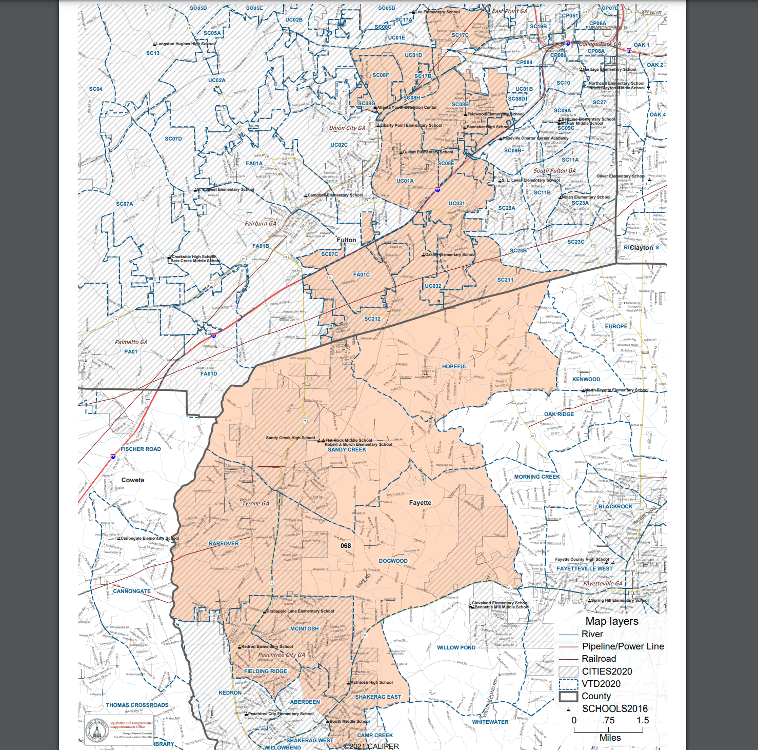 House District 68 Map